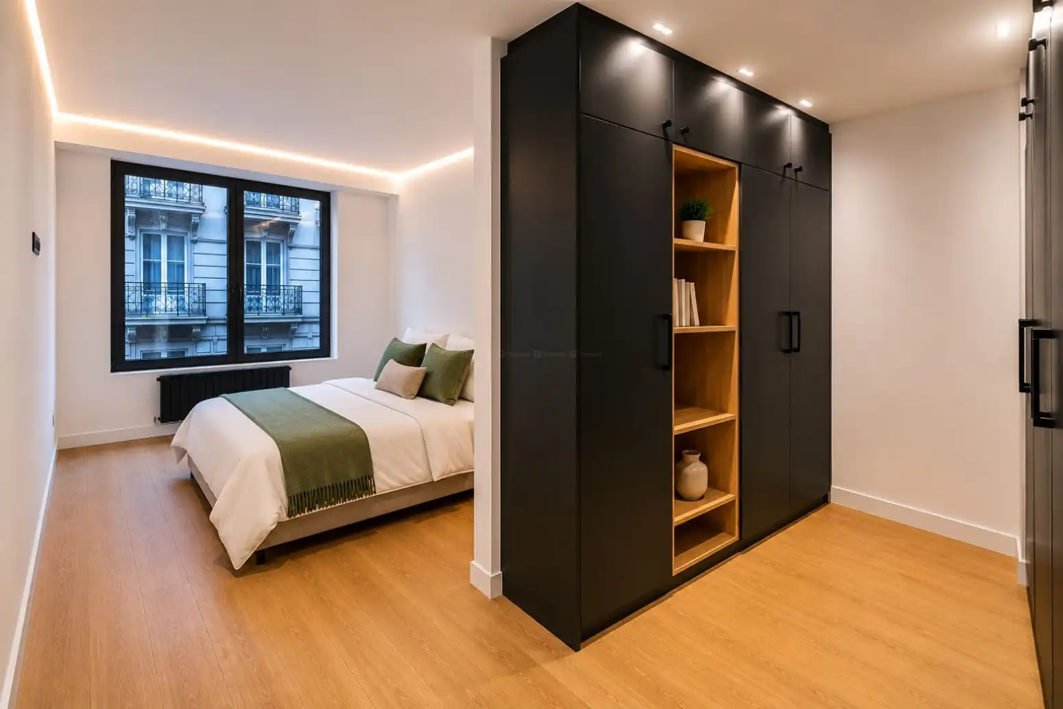Bedroom of Flat for sale in Gijón   with Heating