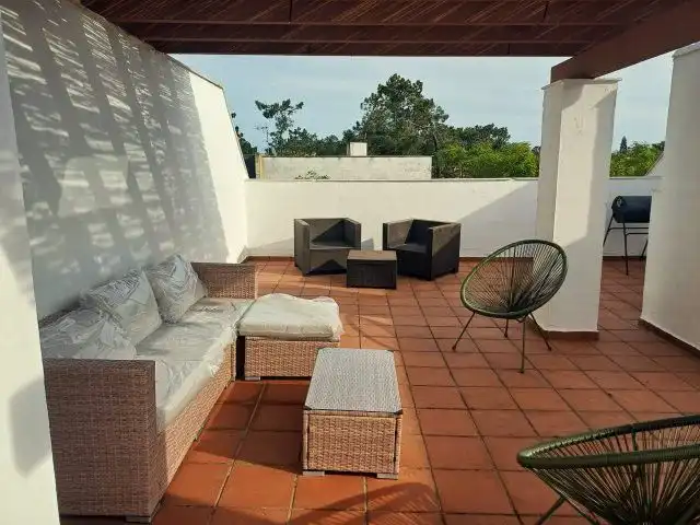 Terraza de Apartamento de alquiler en Islantilla con Aire acondicionado, Calefacción y Terraza