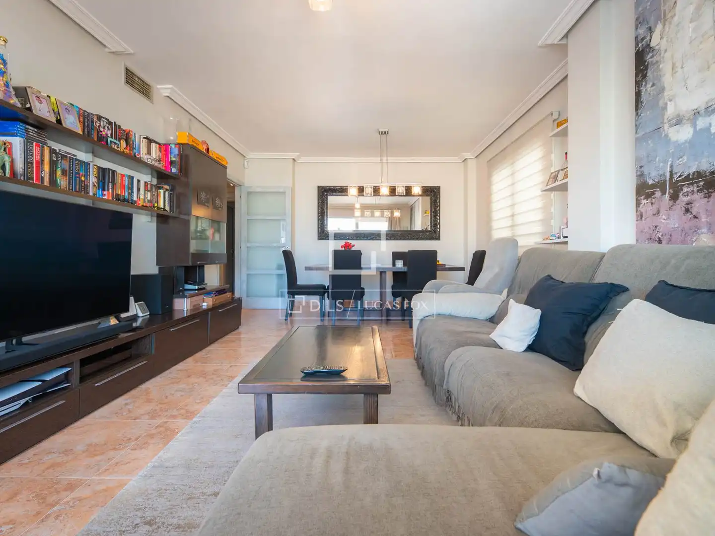 Living room of Flat for sale in Santa Eulària des Riu  with Air Conditioner and Furnished
