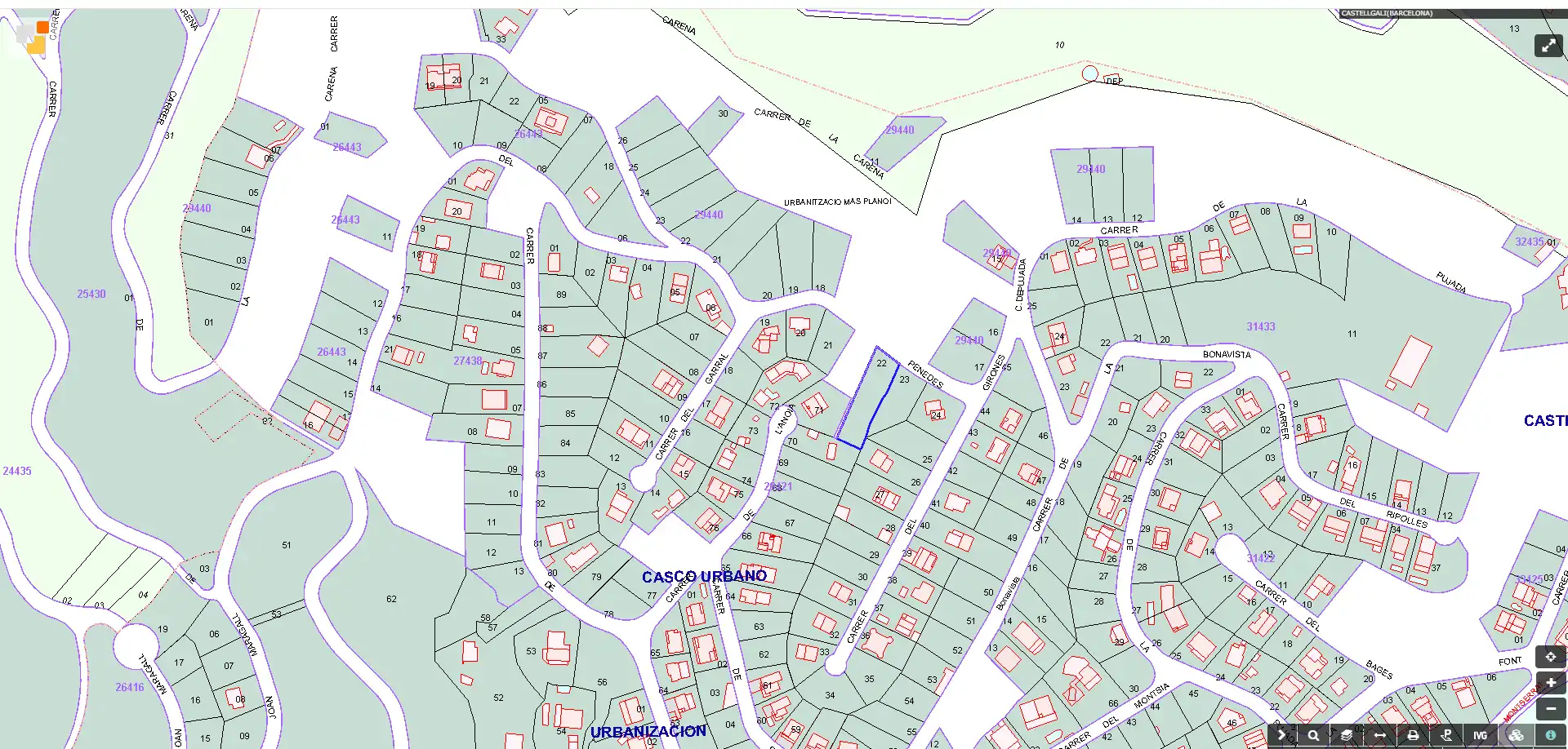 Wohnbaugrundstück zum Verkauf in Carrer Penedes 5, imagen 3