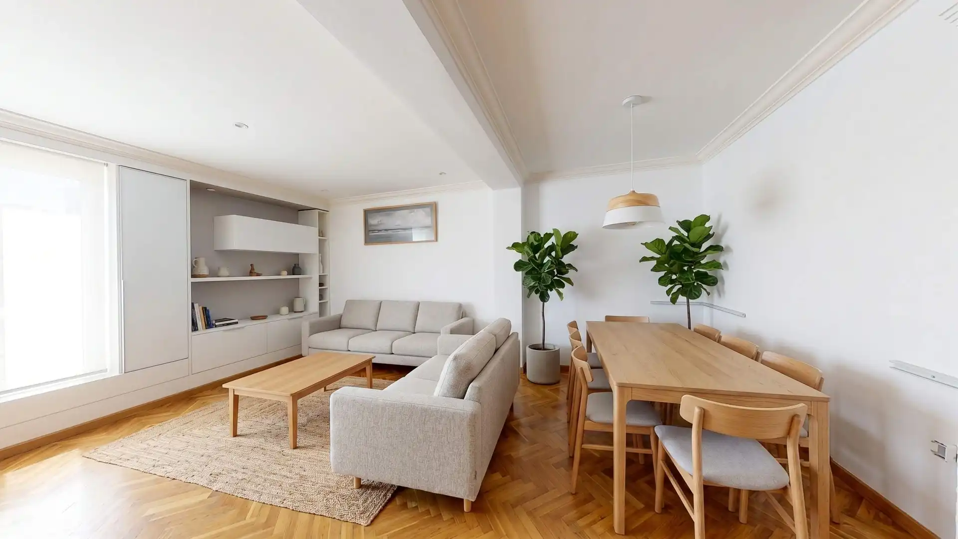 Sala d'estar de Pis en venda en Zaragoza amb Aire condicionat, Calefacció i Parquet