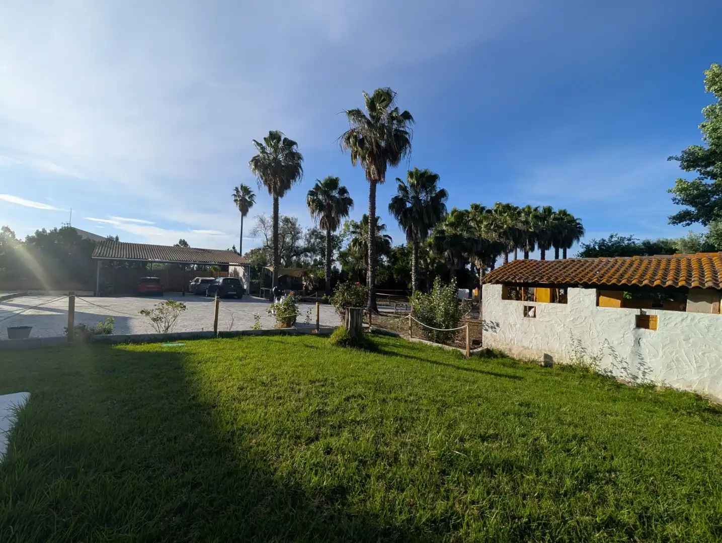 Exterior view of Houses for sale in Aljaraque  with Air Conditioner and Swimming Pool