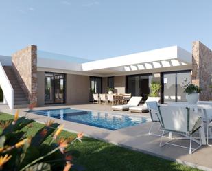 Terrassa de Casa o xalet en venda en Fuente Álamo de Murcia amb Jardí privat, Terrassa i Piscina