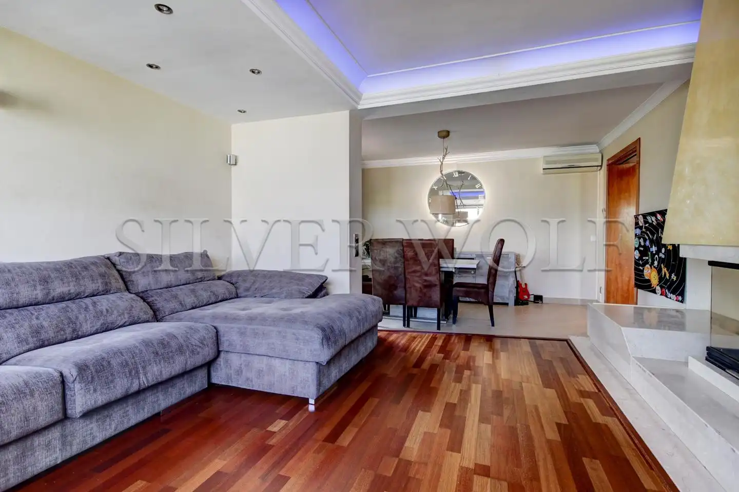 Living room of Houses for sale in Santa Eulàlia de Ronçana  with Air Conditioner, Heating and Private garden