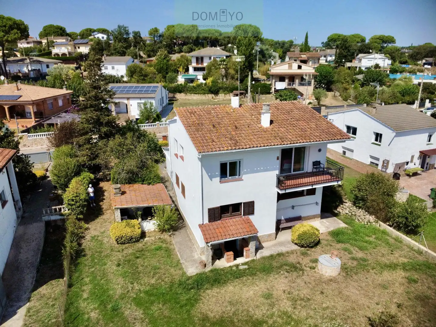 Vista exterior de Casa o xalet en venda en Caldes de Malavella amb Calefacció, Terrassa i Traster