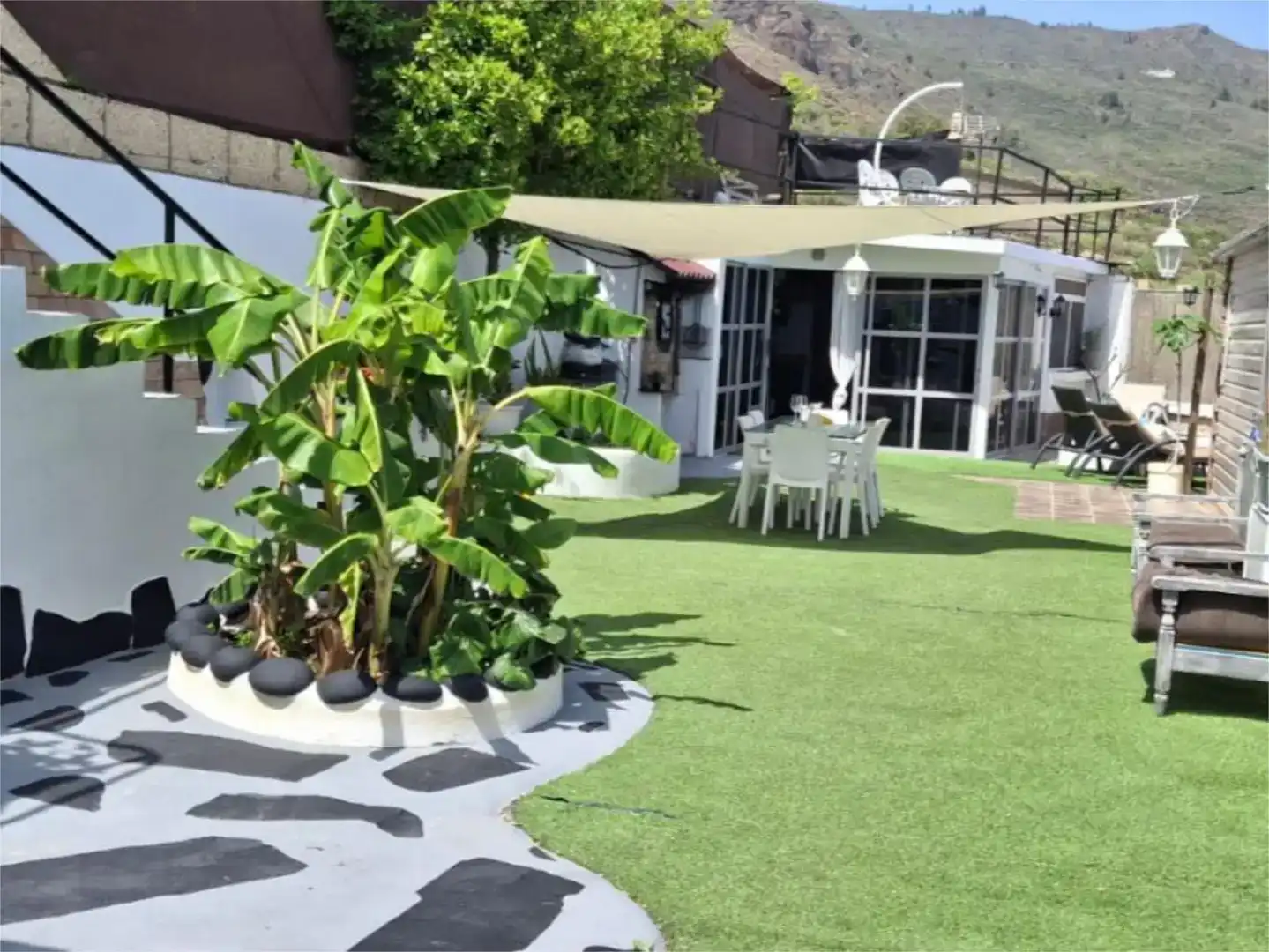 Terrace of Flat for rent in Arona  with Air Conditioner, Private garden and Parquet flooring