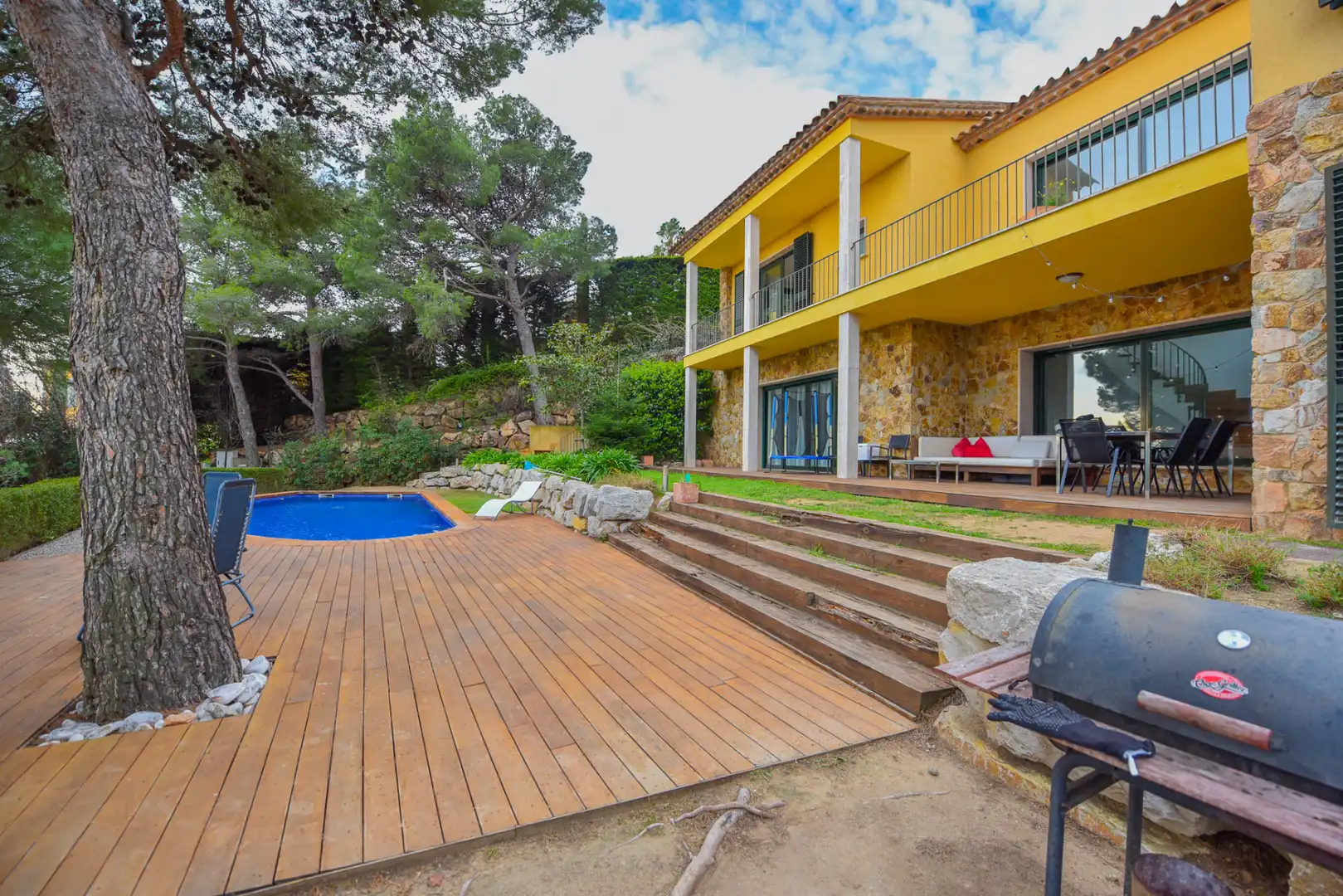 Garten von Haus oder Chalet zur Miete in Sant Feliu de Guíxols mit Klimaanlage, Heizung und Privatgarten