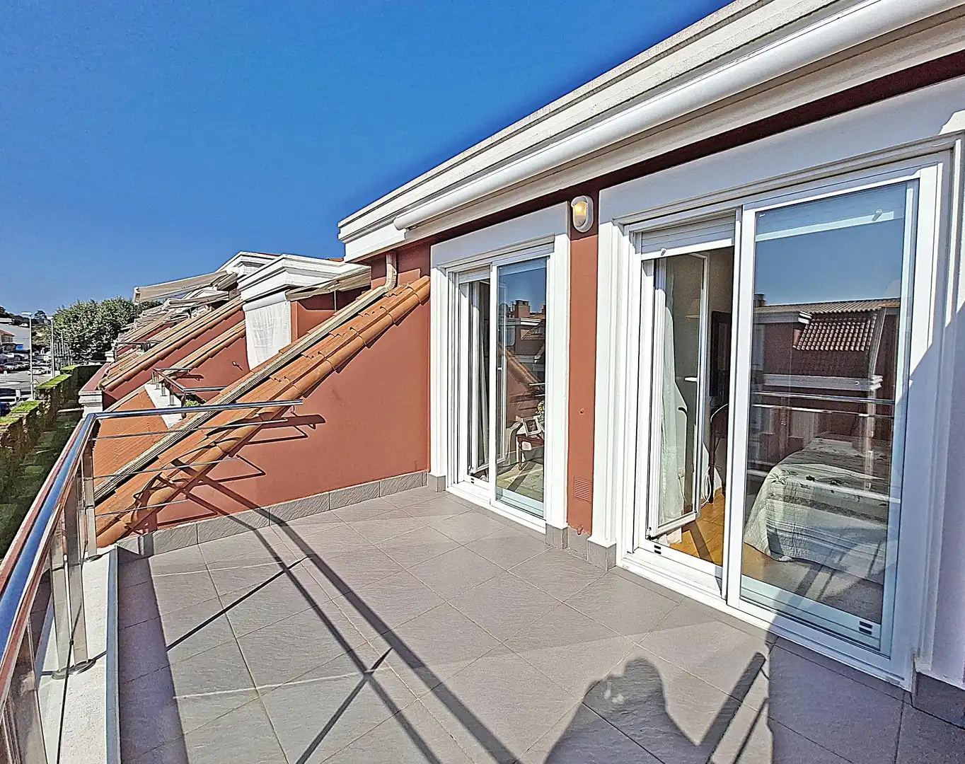 Terrace of Flat for sale in Vilagarcía de Arousa  with Heating, Private garden and Terrace
