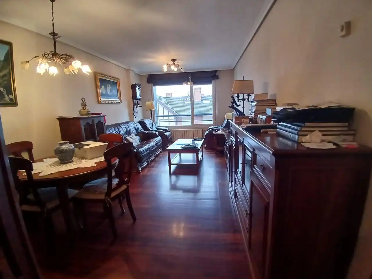 Living room of Flat for sale in Castro-Urdiales  with Heating, Parquet flooring and Storage room