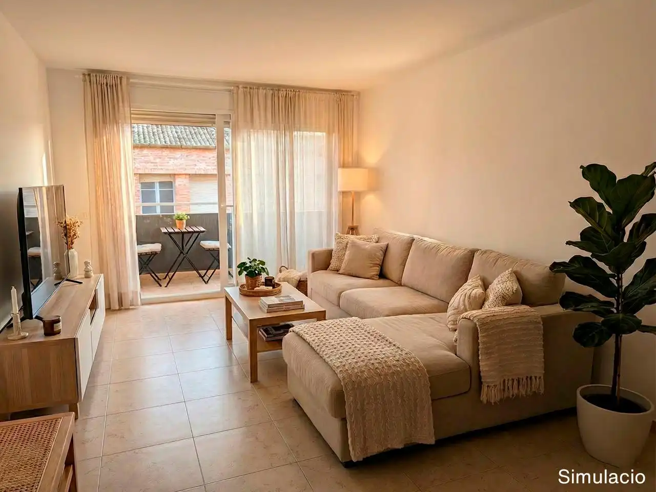Wohnzimmer von Wohnung zum Verkauf in Ulldecona mit Terrasse und Gemeinschaftspool