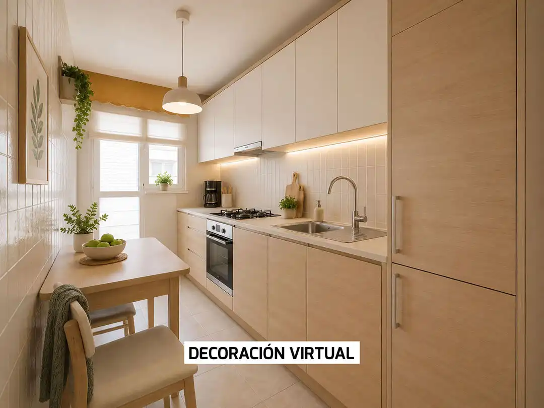 Cocina de Piso en venta en Vitoria - Gasteiz con Calefacción, Parquet y Terraza
