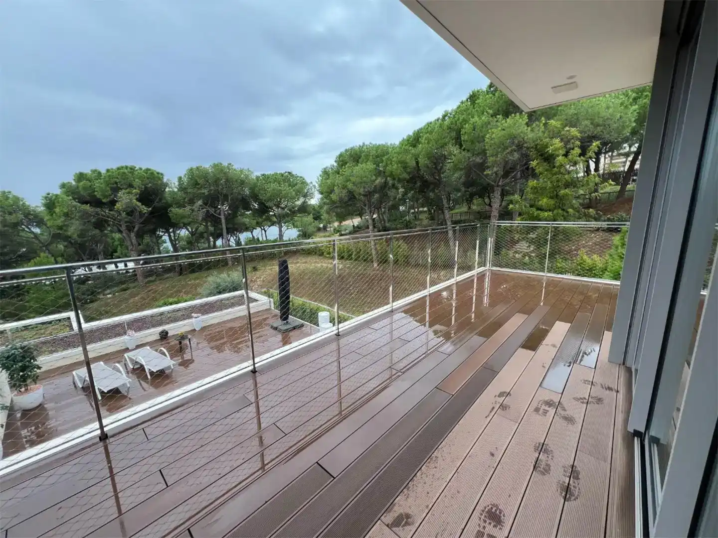 Terrasse von Wohnung zur Miete in Salou mit Klimaanlage, Schwimmbad und Balkon