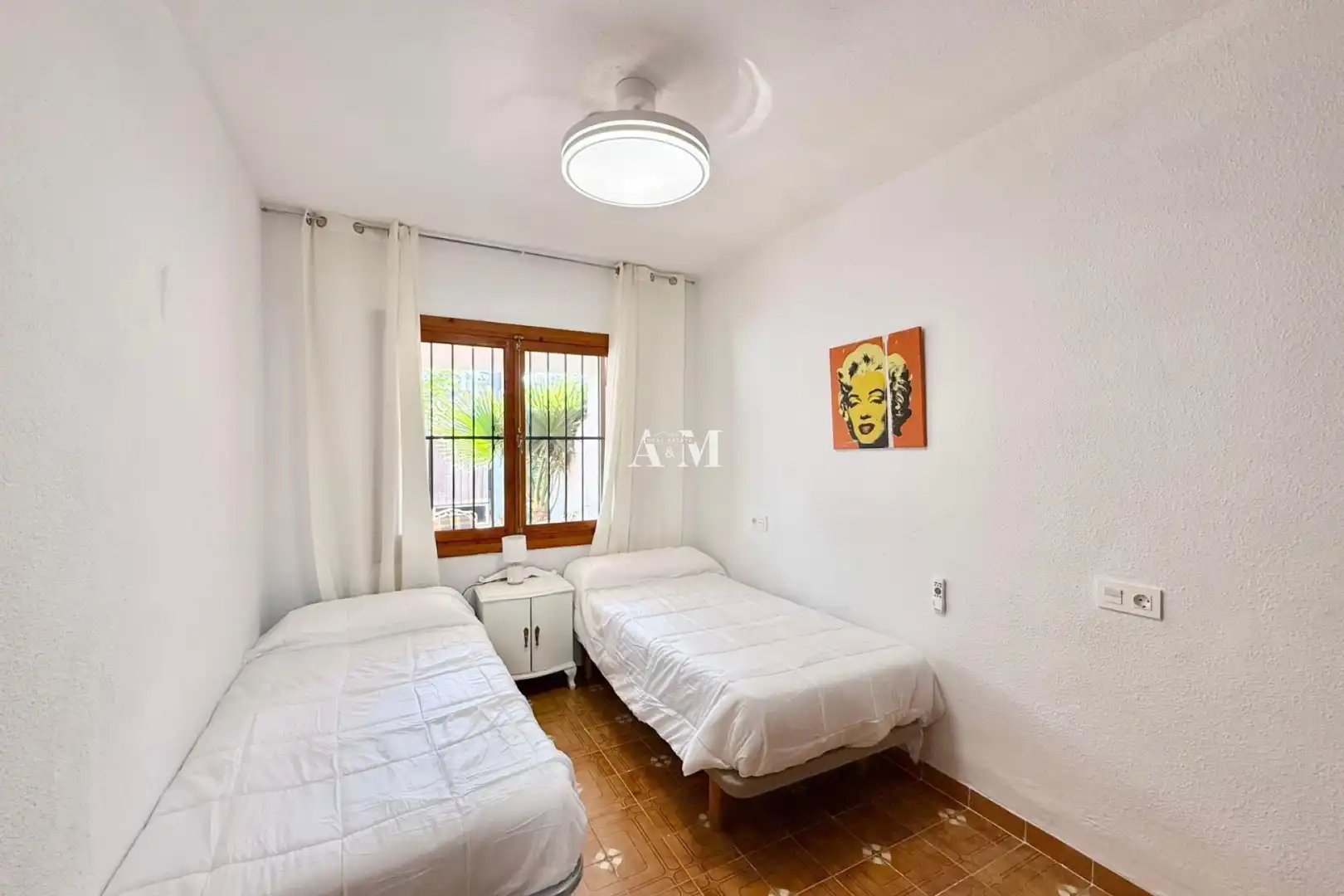 Bedroom of Houses for rent in San Javier  with Air Conditioner, Heating and Private garden