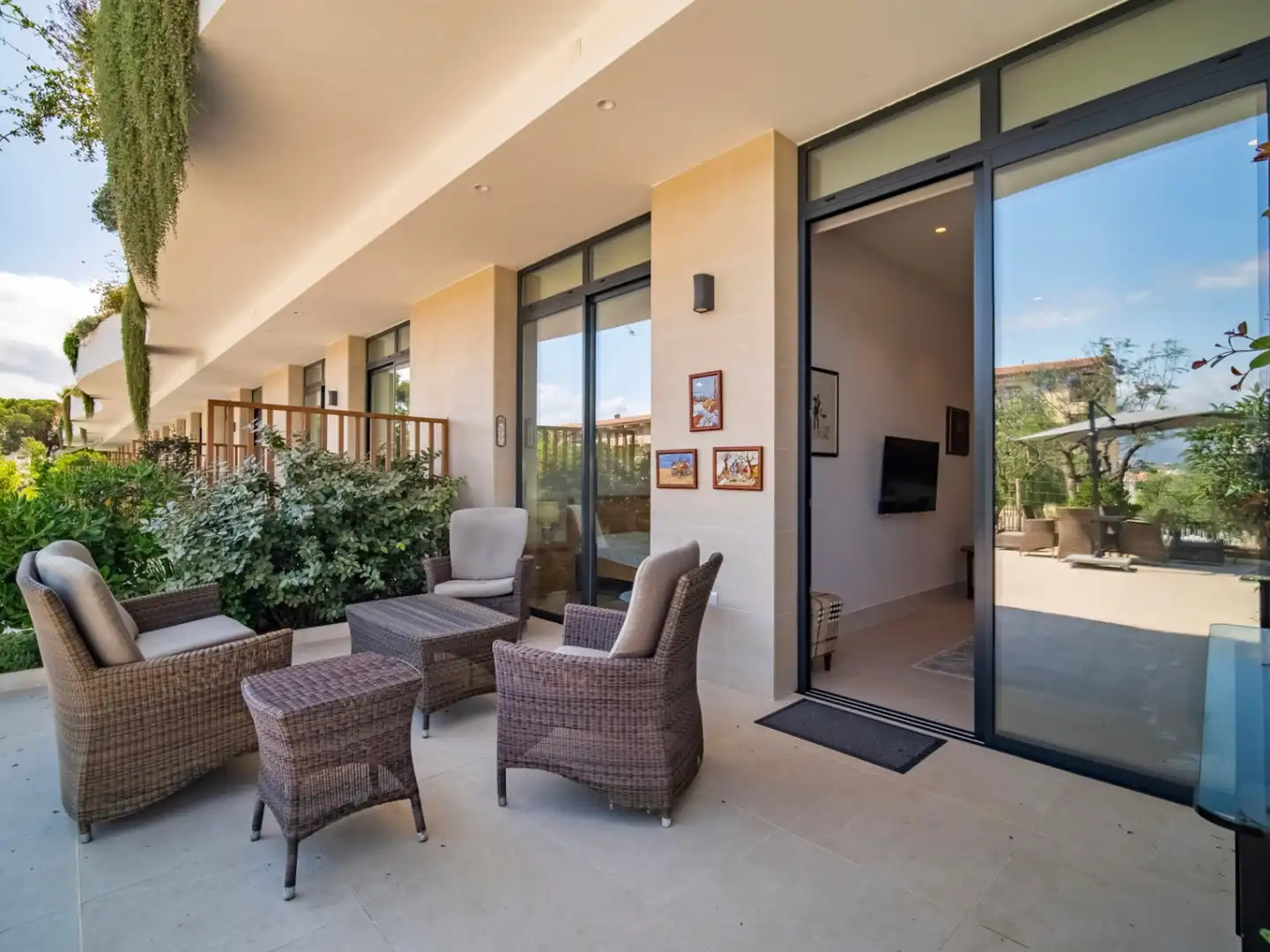 Terrassa de Apartament en venda en L'Alfàs del Pi amb Aire condicionat, Calefacció i Jardí privat