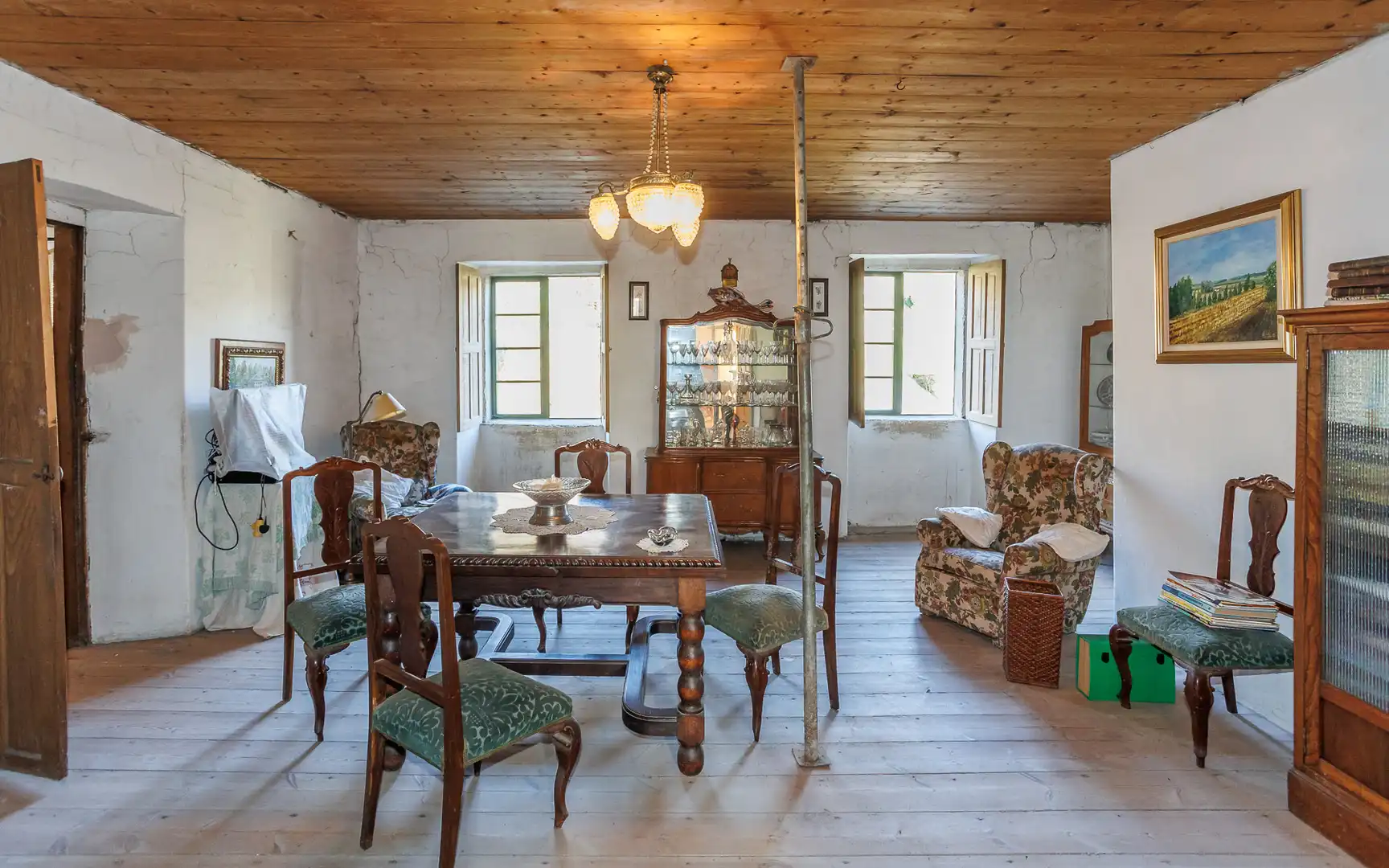 Comedor de Casa o chalet en venta en Lugo con Jardín privado, Terraza y Amueblado