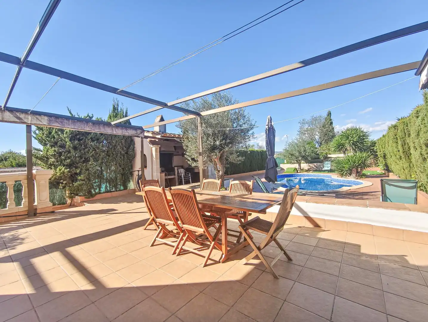 Terrassa de Casa adosada en venda en Marratxí amb Aire condicionat, Calefacció i Jardí privat