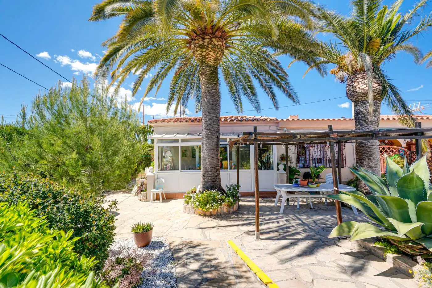 Jardín de Casa o chalet en venta en Mont-roig del Camp con Aire acondicionado, Jardín privado y Terraza
