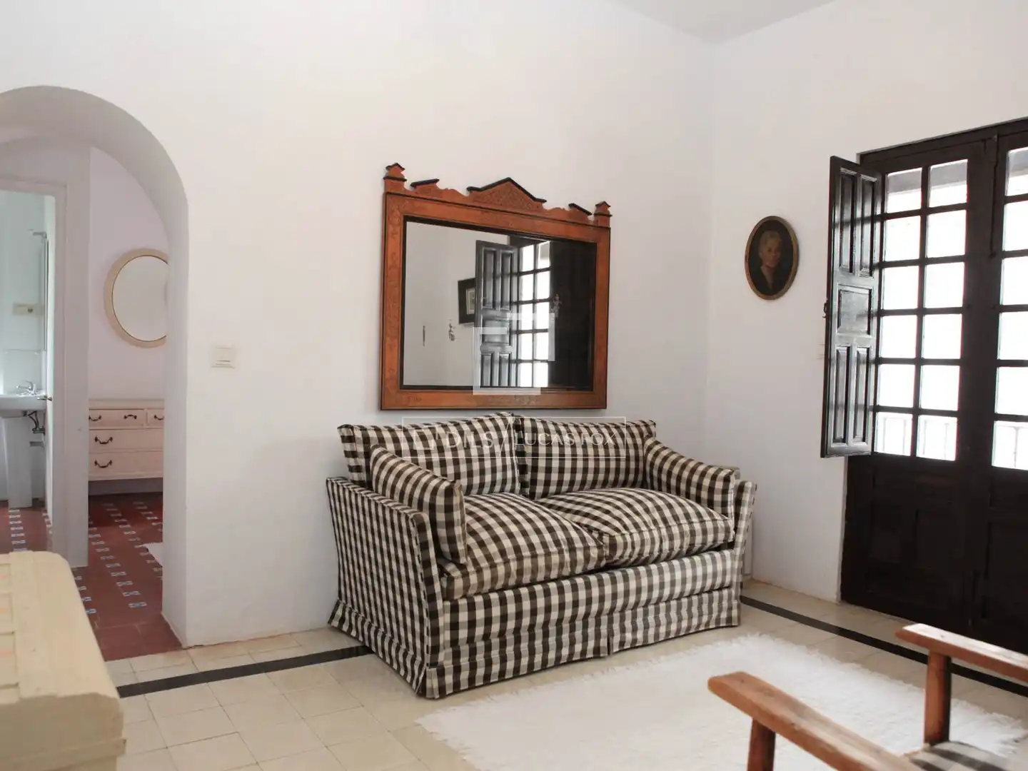 Sala de estar de Finca rústica en venta en Otívar con Aire acondicionado, Jardín privado y Terraza