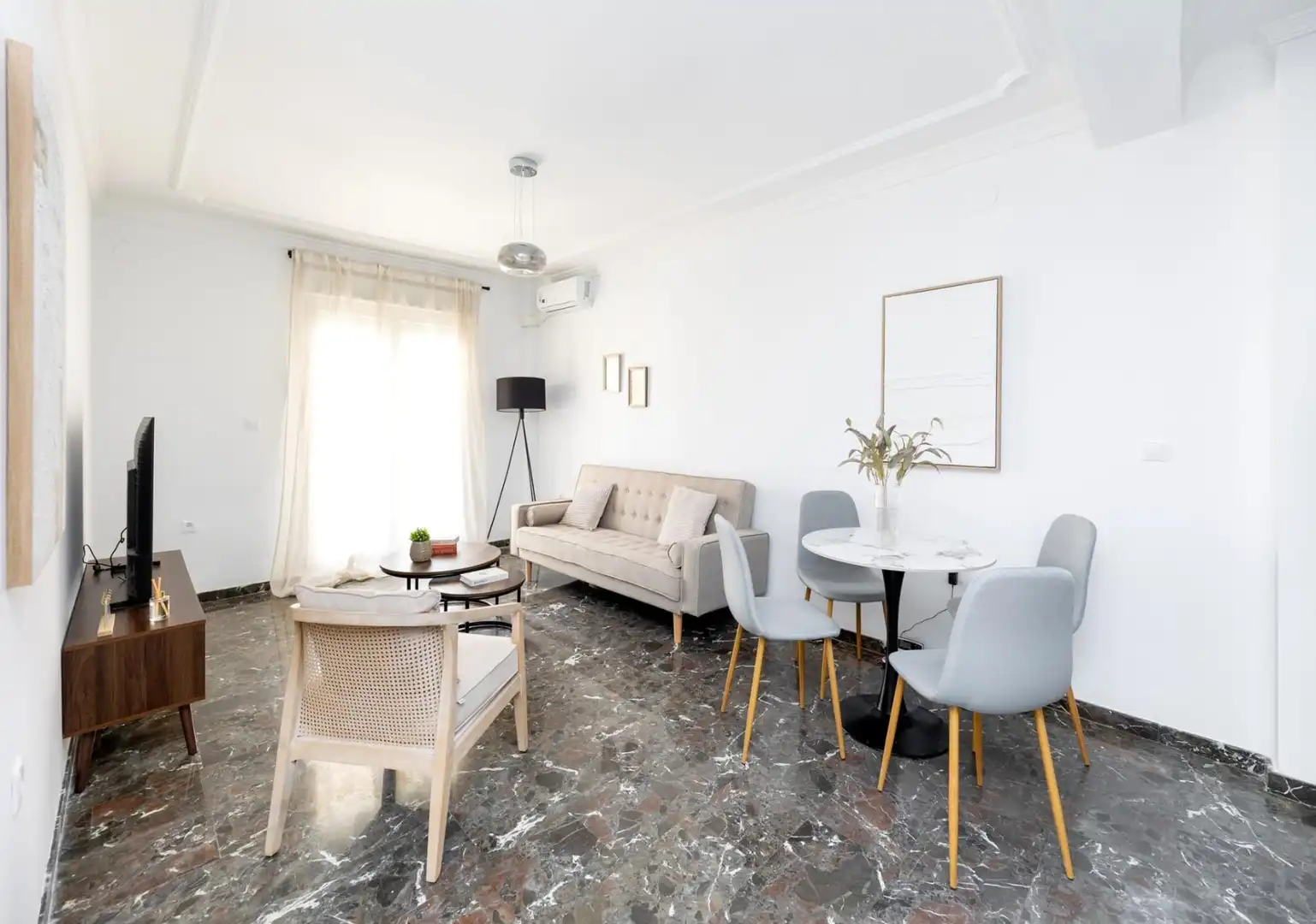 Living room of Flat for sale in Gójar  with Air Conditioner, Furnished and Alarm