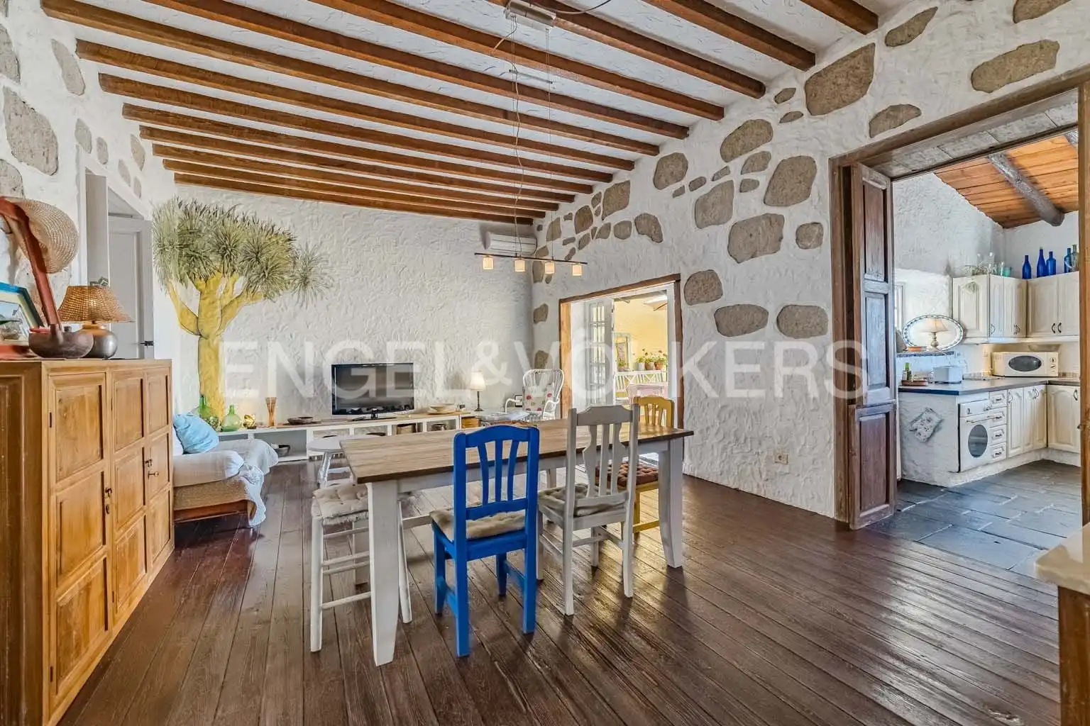 Dining room of Houses for sale in San Miguel de Abona  with Air Conditioner, Terrace and Furnished