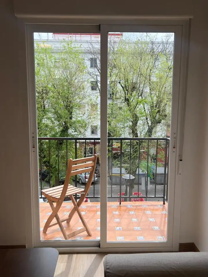 Balcony of Flat for rent in Sevilla  with Air Conditioner, Terrace and Furnished