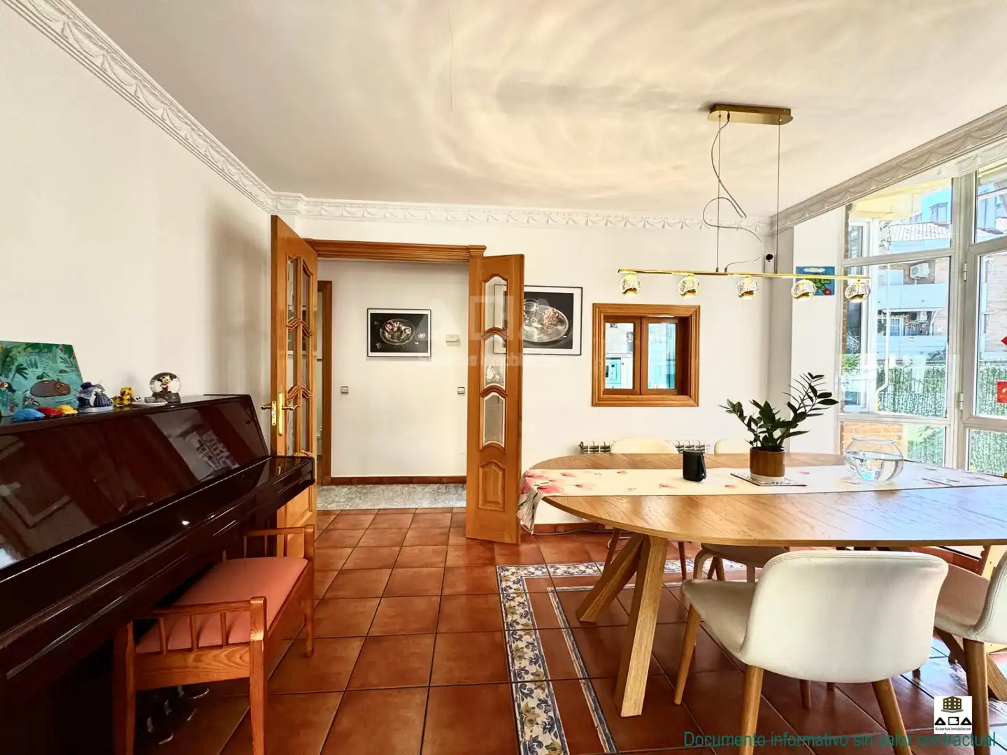 Dining room of Houses for sale in Villanueva de la Cañada  with Air Conditioner, Heating and Private garden