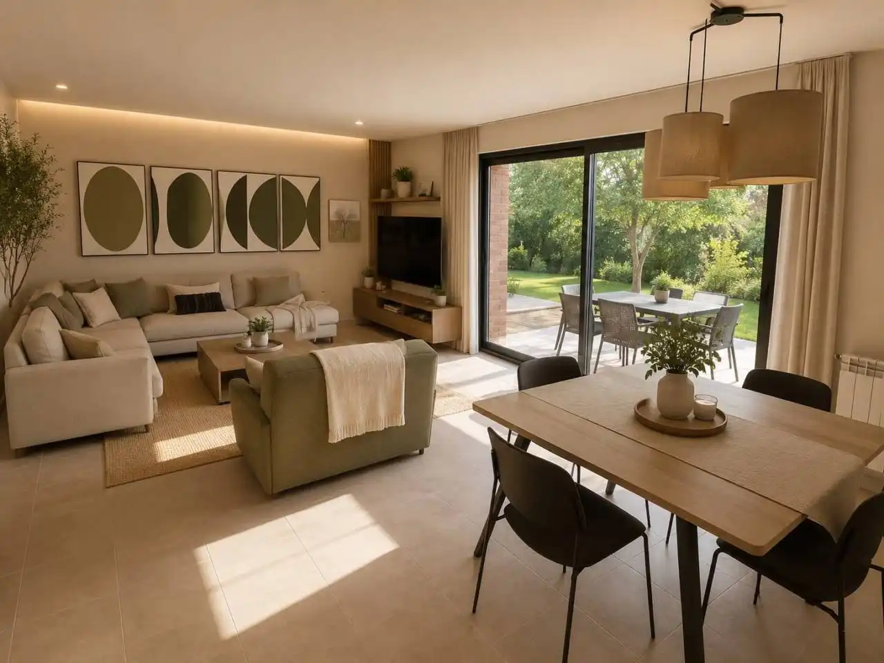 Sala de estar de Casa o chalet en venta en Girona con Calefacción, Jardín privado y Terraza