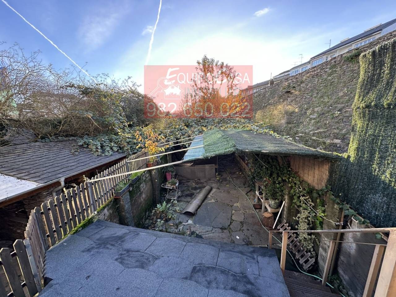 Jardí de Casa adosada en venda en Lugo Capital amb Calefacció, Jardí privat i Terrassa