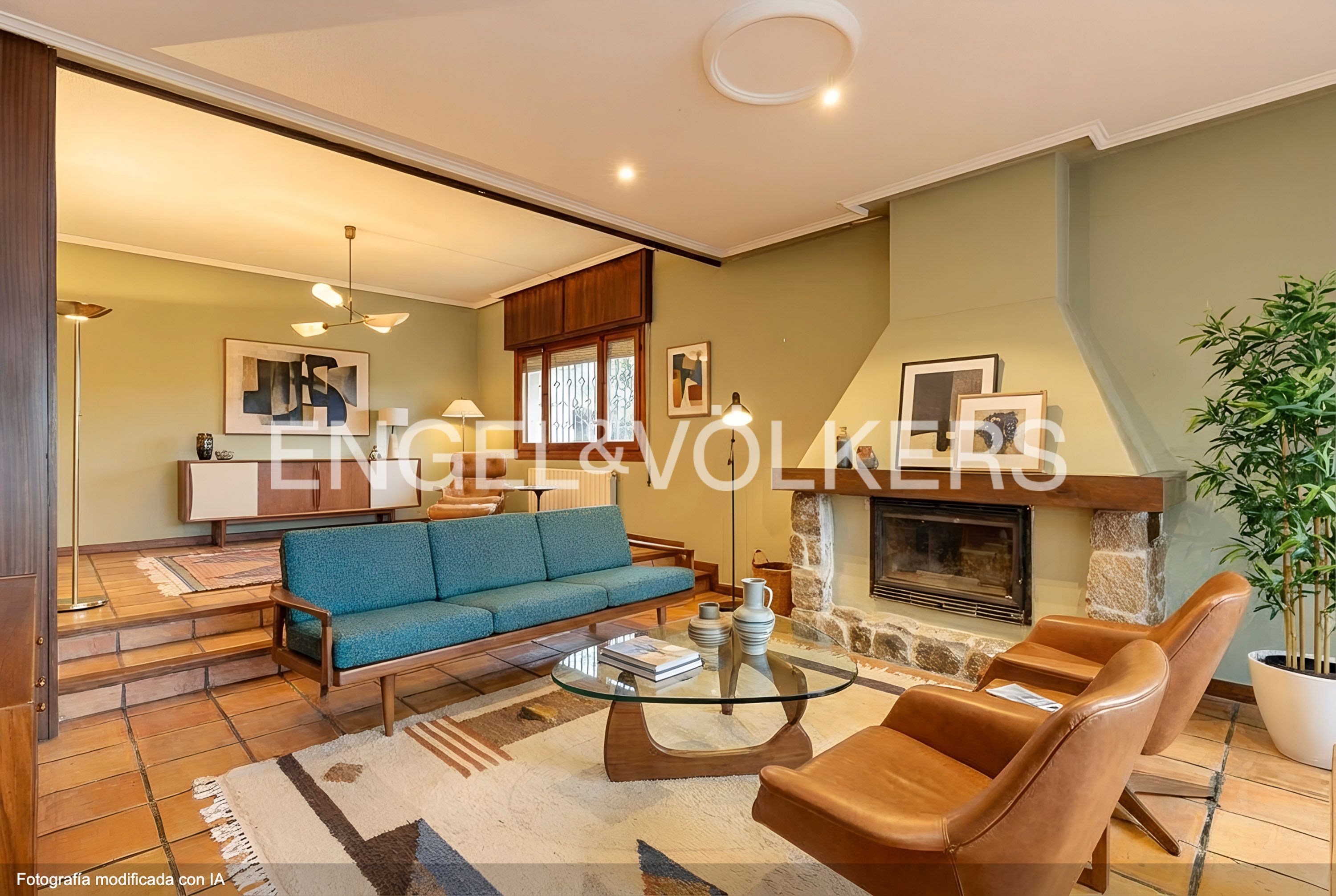 Living room of House or chalet for sale in Galapagar  with Air Conditioner, Heating and Private garden