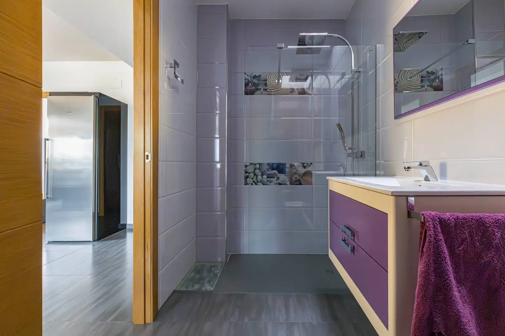 Baño de Casa adosada en venta en Murcia con Aire acondicionado, Terraza y Trastero