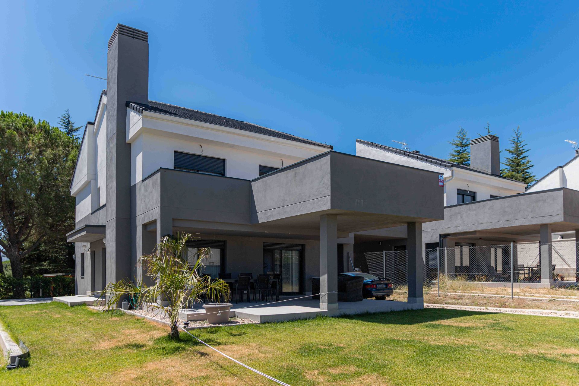 Vista exterior de Casa o xalet en venda en El Boalo - Cerceda – Mataelpino amb Aire condicionat, Calefacció i Terrassa