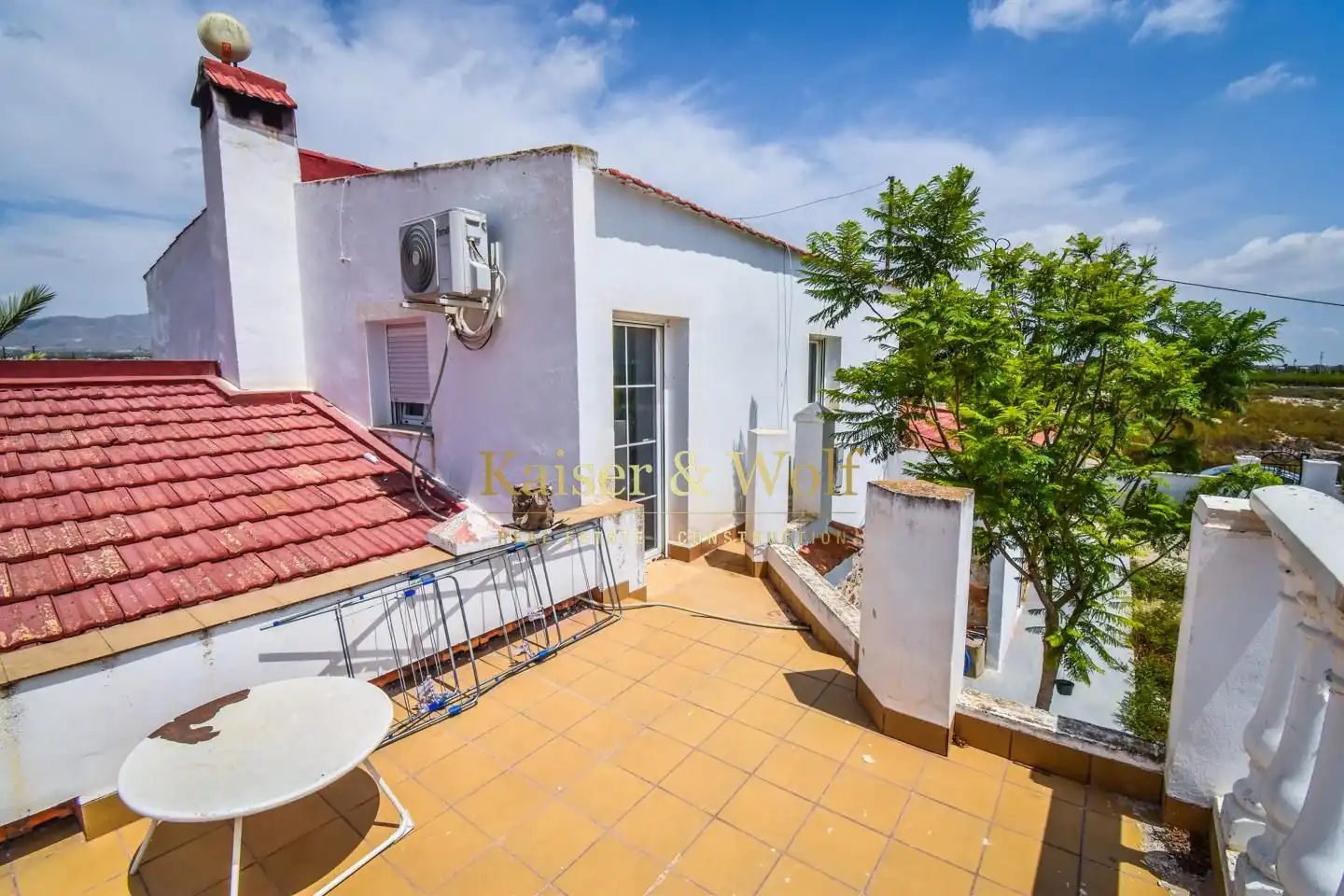 Terraza de Finca rústica en venta en Crevillent con Jardín privado, Terraza y Piscina