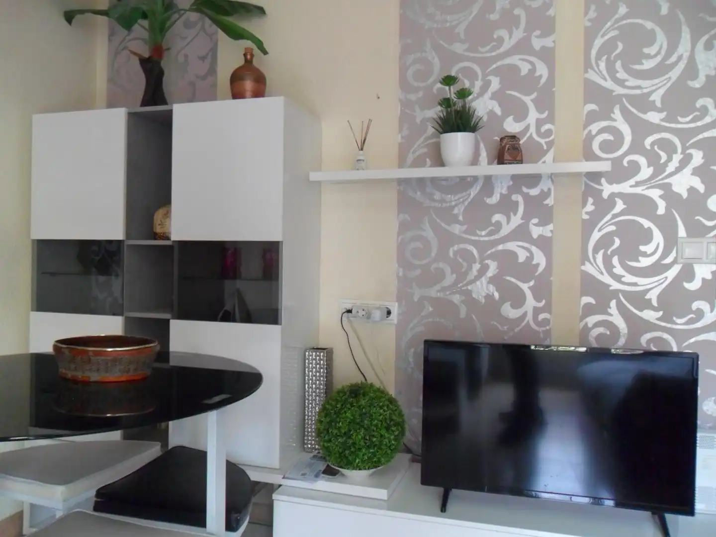 Sala de estar de Piso de alquiler en Granada con Calefacción y Jardín privado