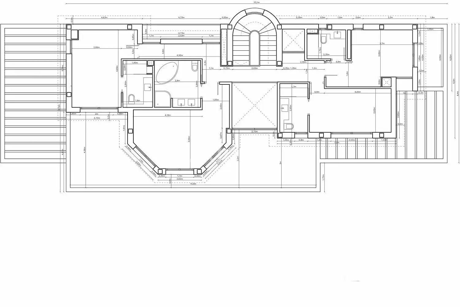 Villa mit Terrasse zum Verkauf in La Fustera, imagen 64