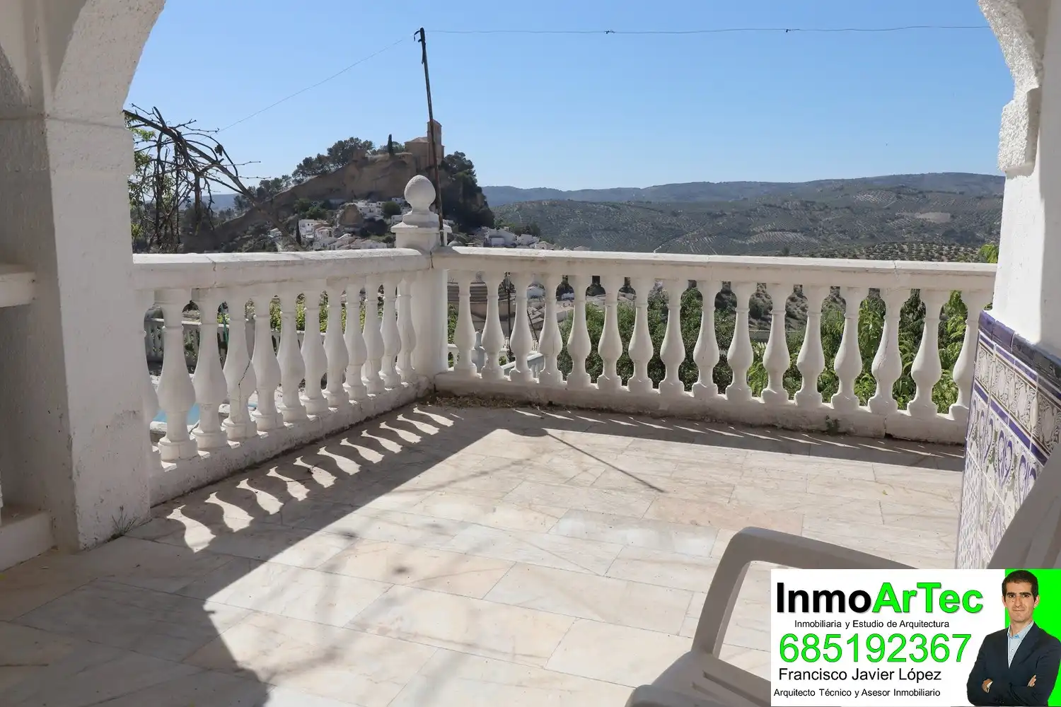 Terraza de Casa o chalet en venta en Montefrío con Jardín privado, Terraza y Piscina