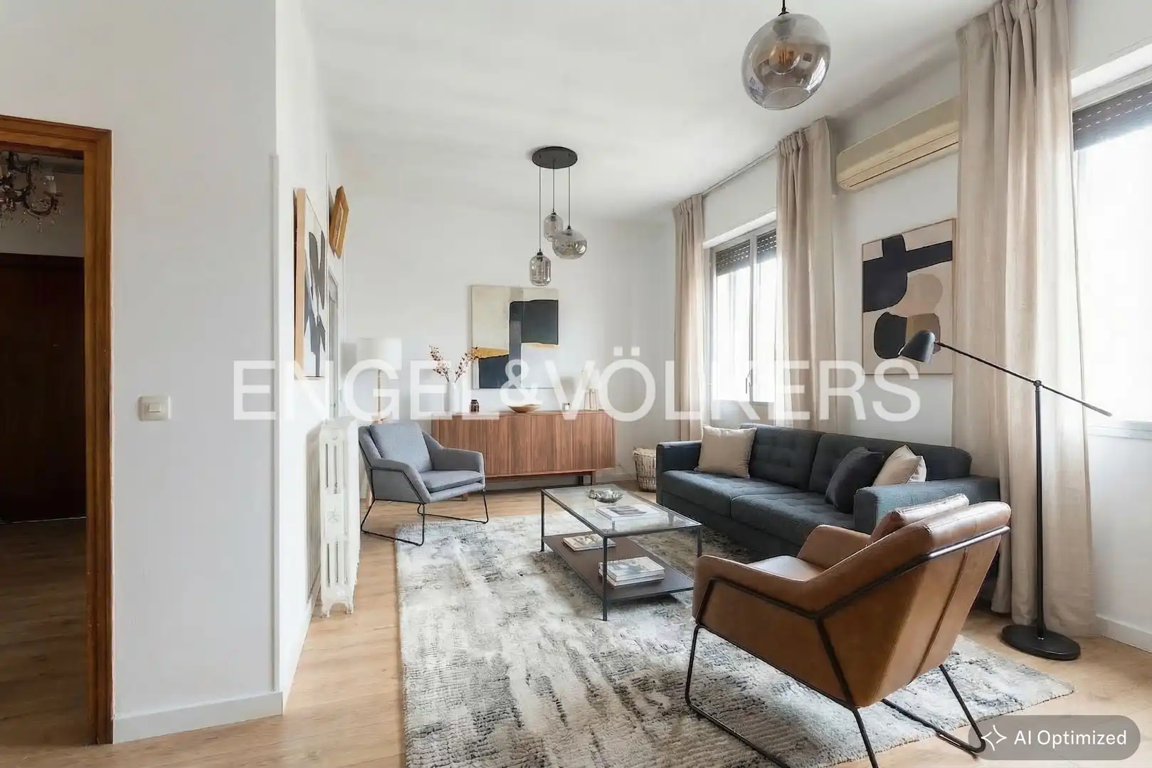 Wohnzimmer von Dachboden zum Verkauf in  Madrid Capital mit Heizung