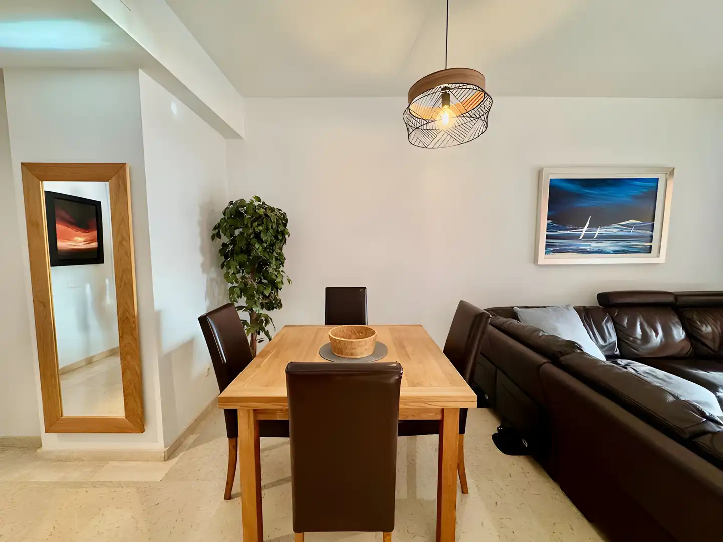 Dining room of Ground floor for sale in Mijas  with Air Conditioner, Terrace and Storage room