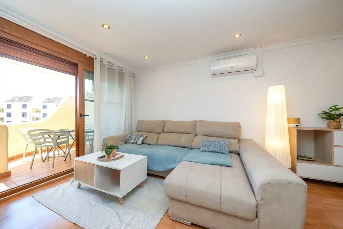 Living room of Flat for sale in Dénia  with Air Conditioner, Heating and Private garden