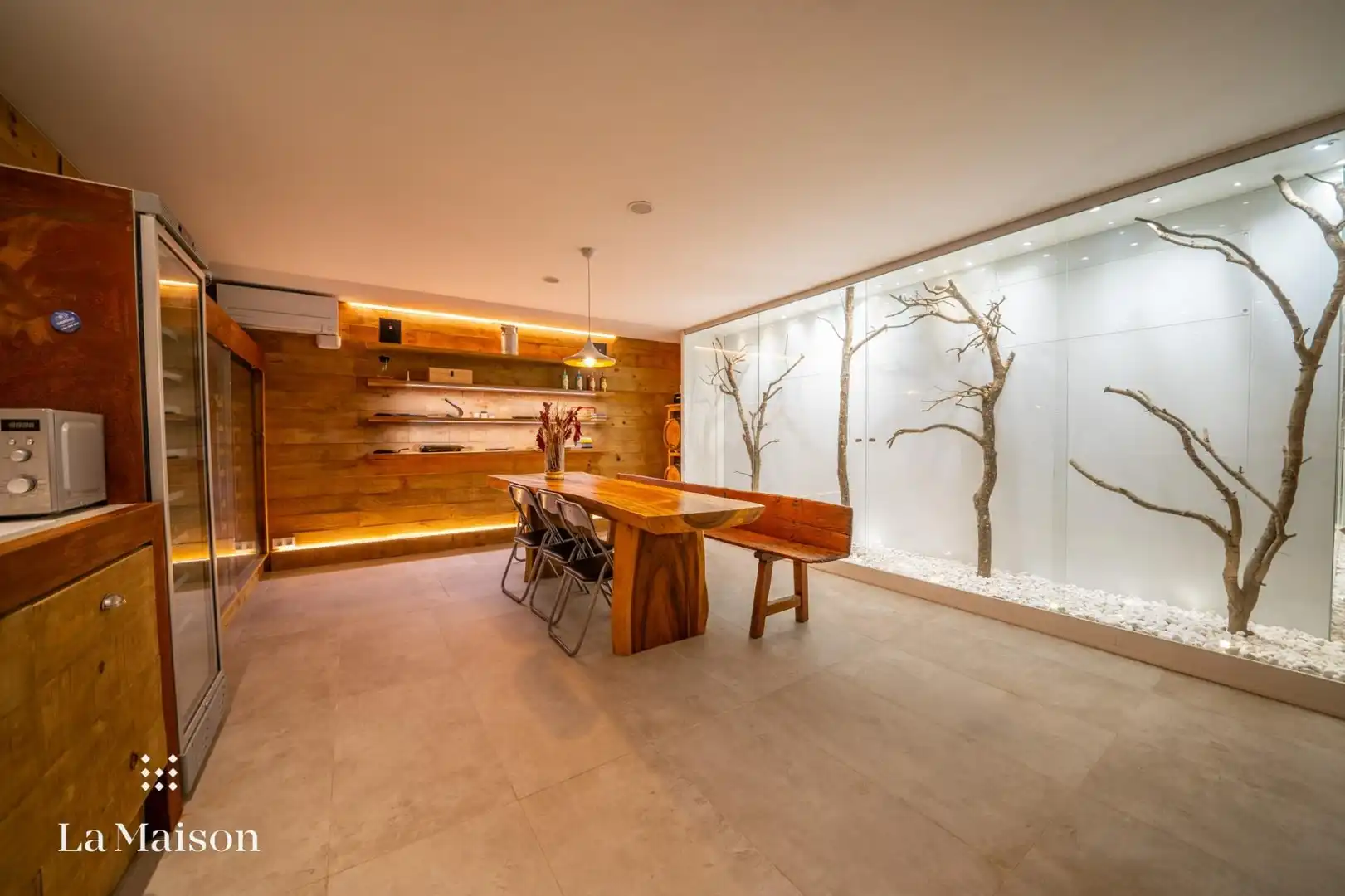 Comedor de Casa o chalet en venta en Caldes d'Estrac con Aire acondicionado, Calefacción y Jardín privado