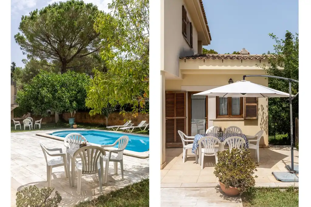 Jardí de Casa o xalet en venda en Alcúdia amb Jardí privat, Terrassa i Piscina