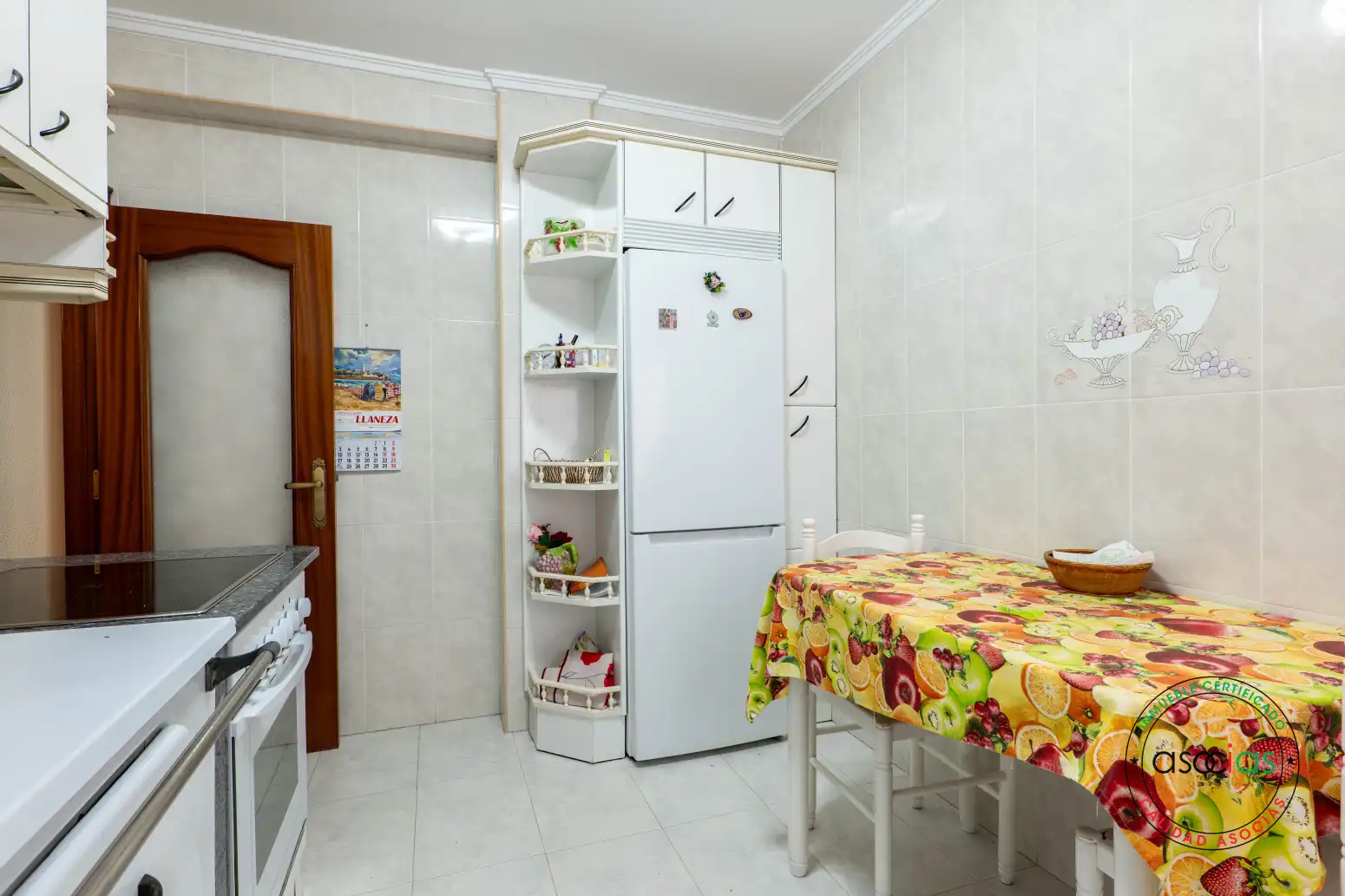 Kitchen of Flat for sale in Gijón   with Heating and Terrace