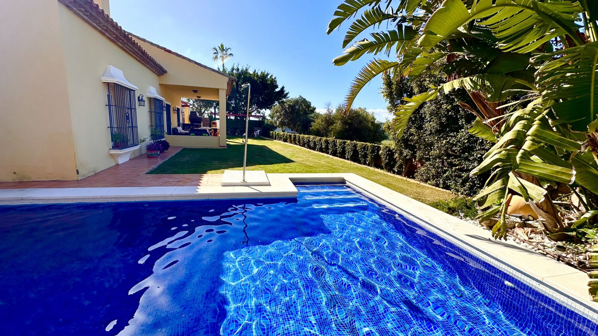 Swimming pool of House or chalet for sale in Manilva  with Private garden and Swimming Pool