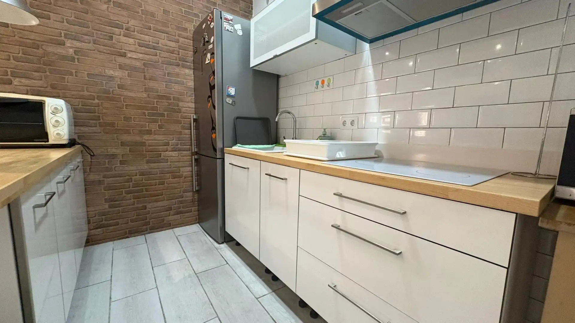 Küche von Wohnung zur Miete in Málaga mit Klimaanlage und Möbliert