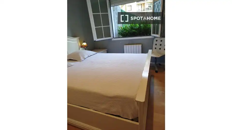 Dormitori de Pis per a compartir en Barcelona amb Aire condicionat, Calefacció i Terrassa