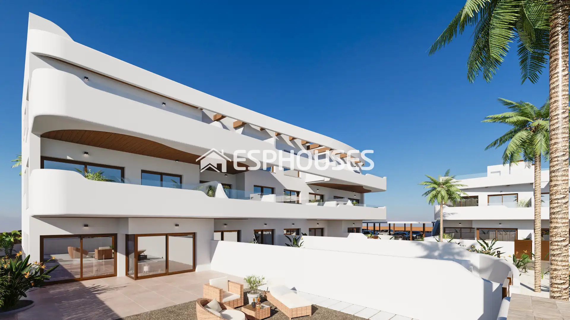 Bungalow con terraza en venta en Las Lomas de Rame - Bahía Bella