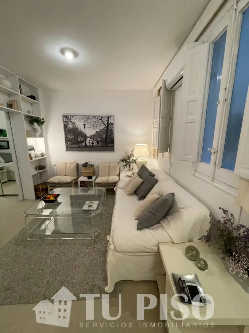 Living room of Flat for sale in Madrid  with Air Conditioner, Heating and Furnished