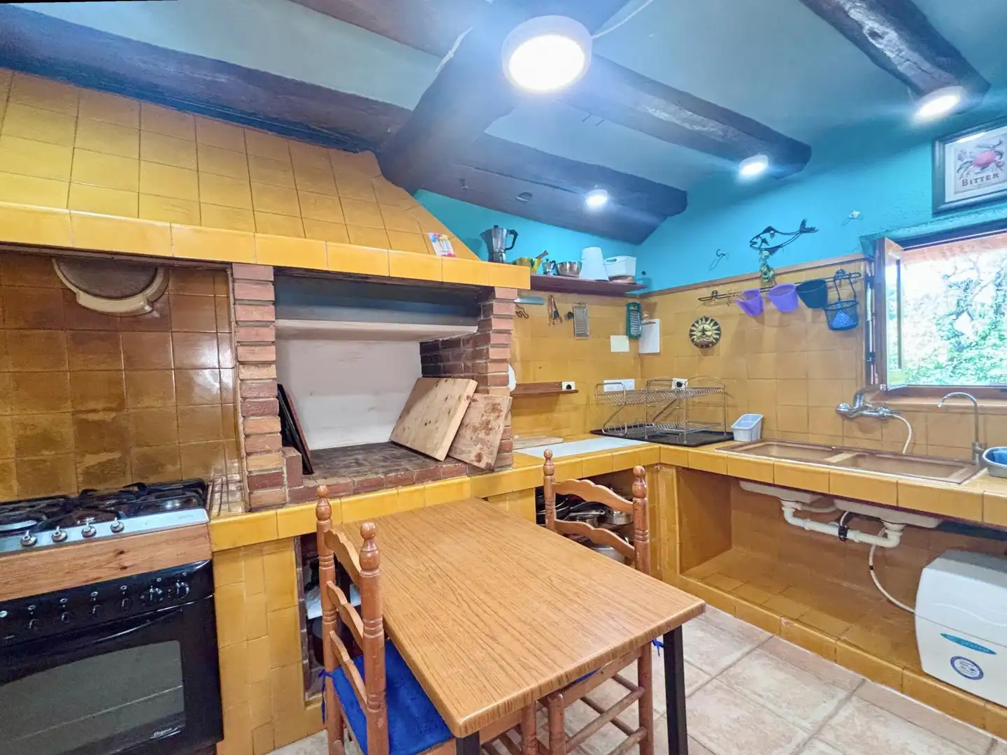 Kitchen of Country homes for sale in Querol  with Heating, Terrace and Swimming Pool