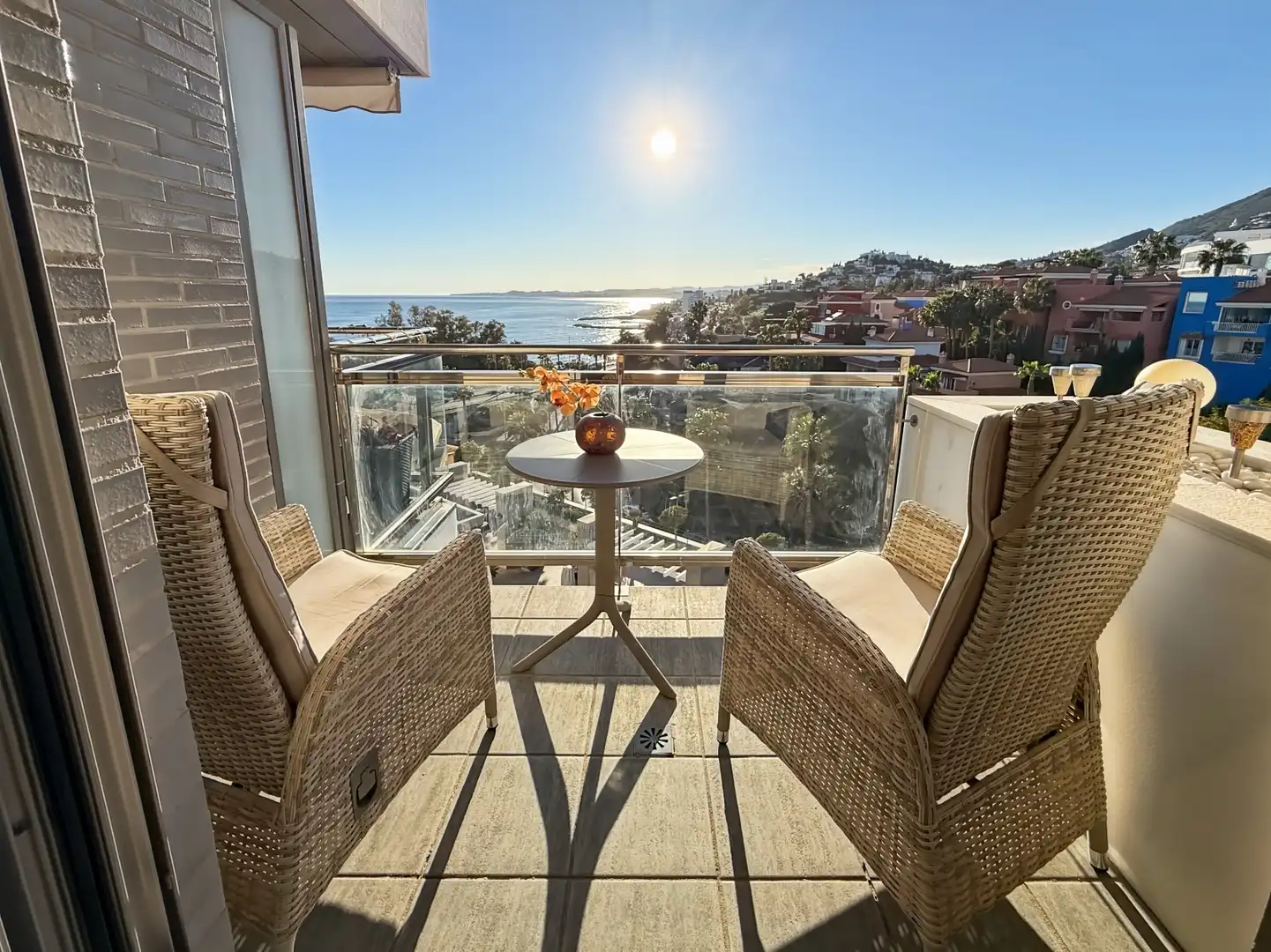 Balcony of Flat for sale in Torrequebrada