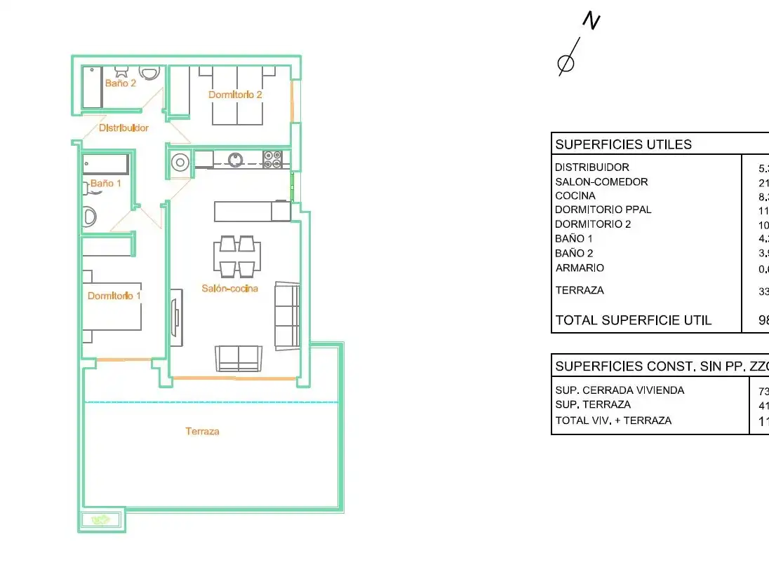 Apartament amb piscina en venda a Carrer de Colombia 2, imagen 33