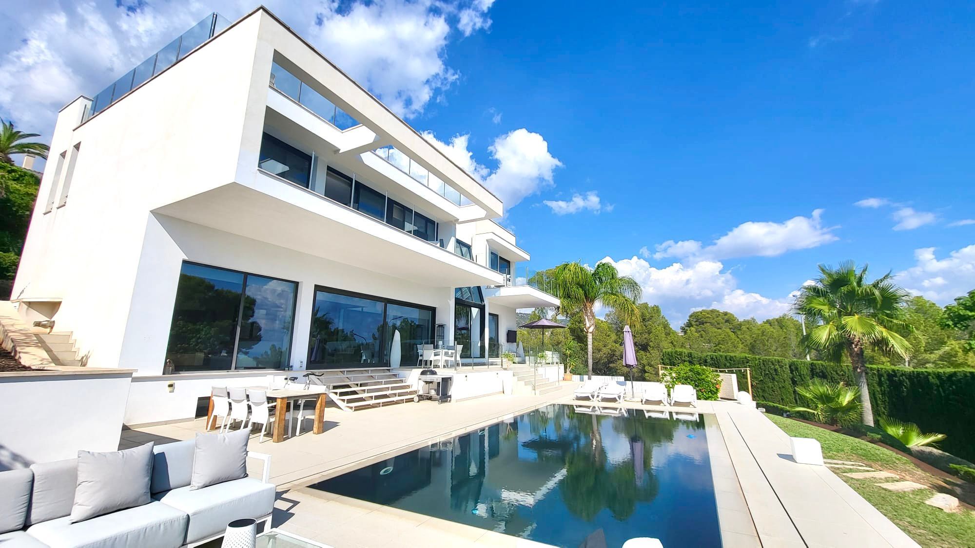 Swimming pool of House or chalet to rent in Calvià  with Air Conditioner, Swimming Pool and Furnished